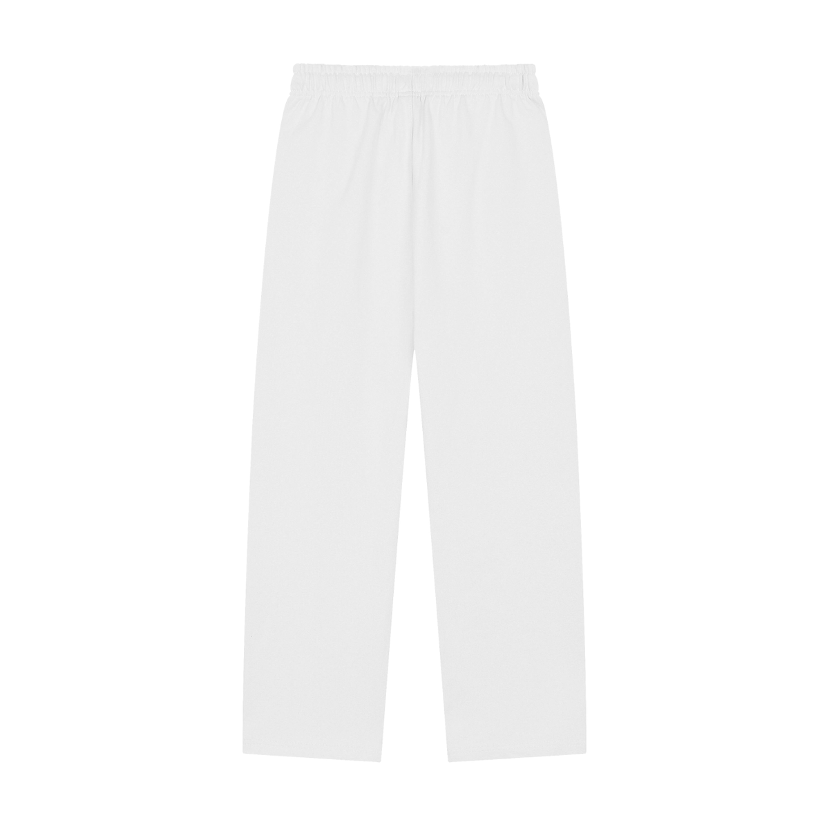 White pants on a white background