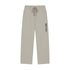 A pair of light beige drawstring sweatpants with the brand name &