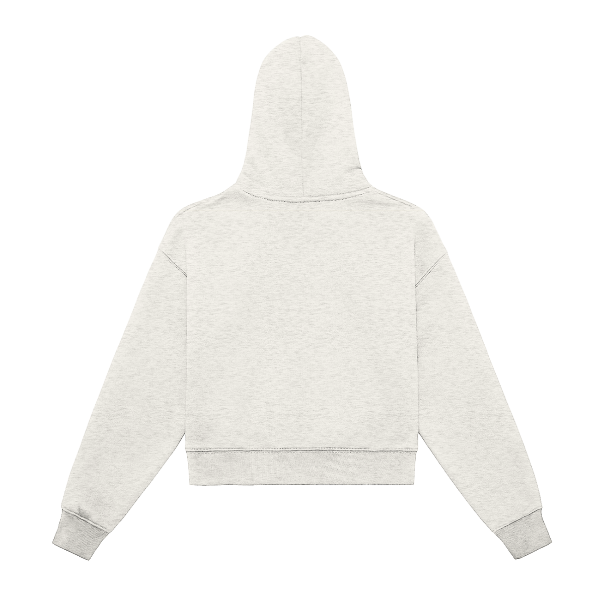 Fleeced Zip-Up Cropped Hoodie Revival logo