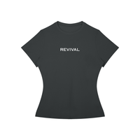 Women’s Slim Fit Performance T-Shirt Revival logo