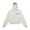Fleeced Zip-Up Cropped Hoodie Revival logo