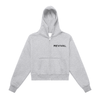 Fleeced Zip-Up Cropped Hoodie Revival logo
