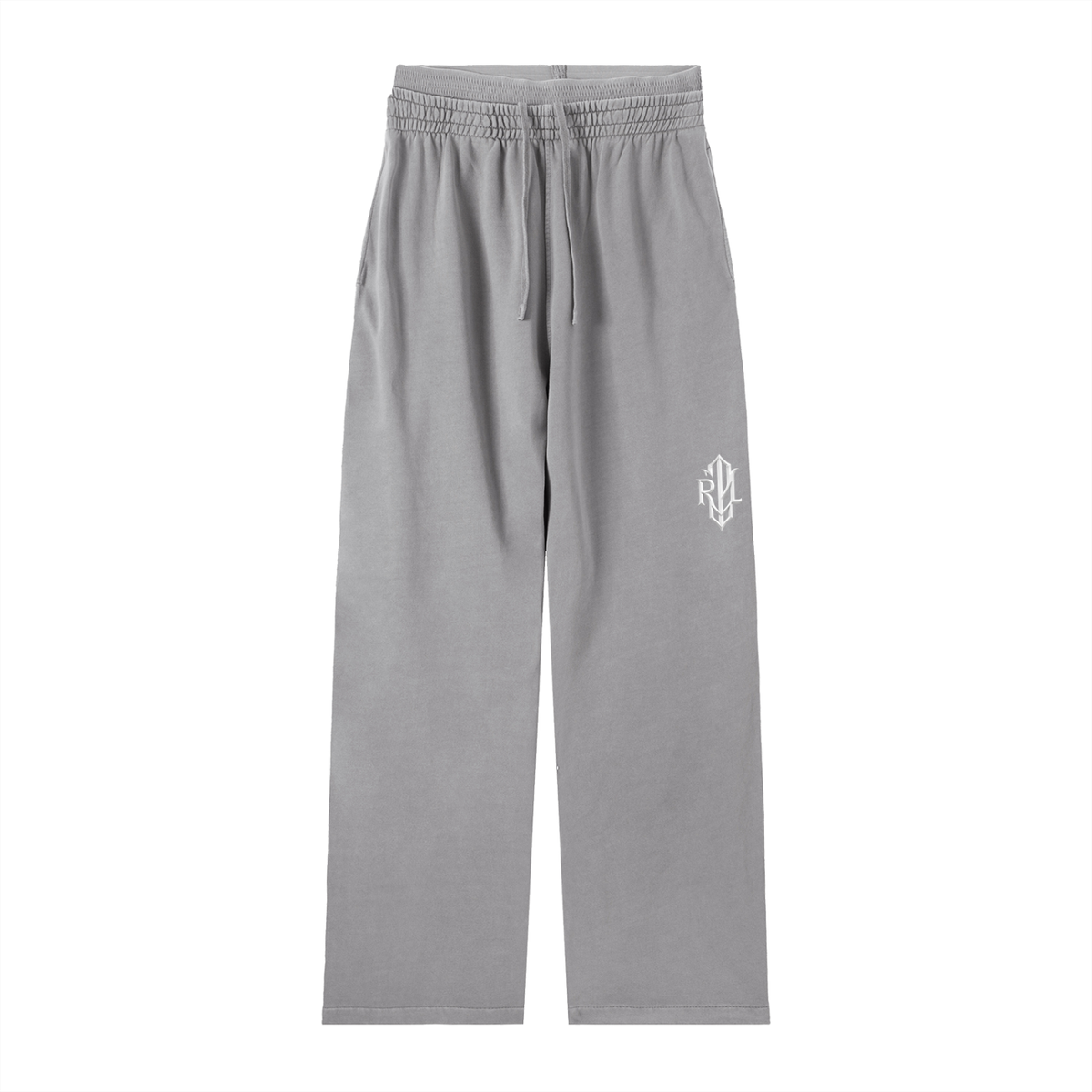 Women's Vintage Washed Waist Pants with Crest logo