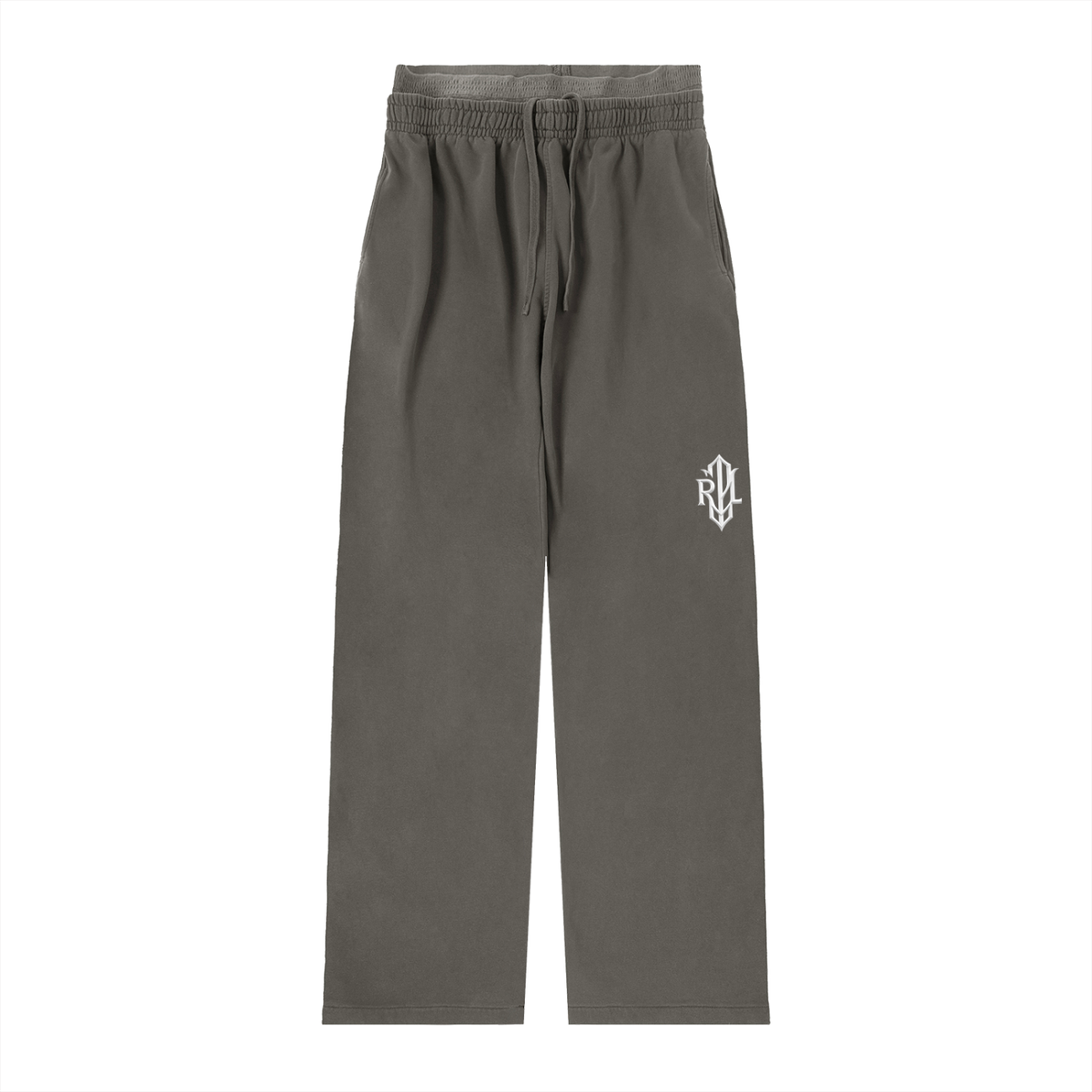 Women's Vintage Washed Waist Pants with Crest logo