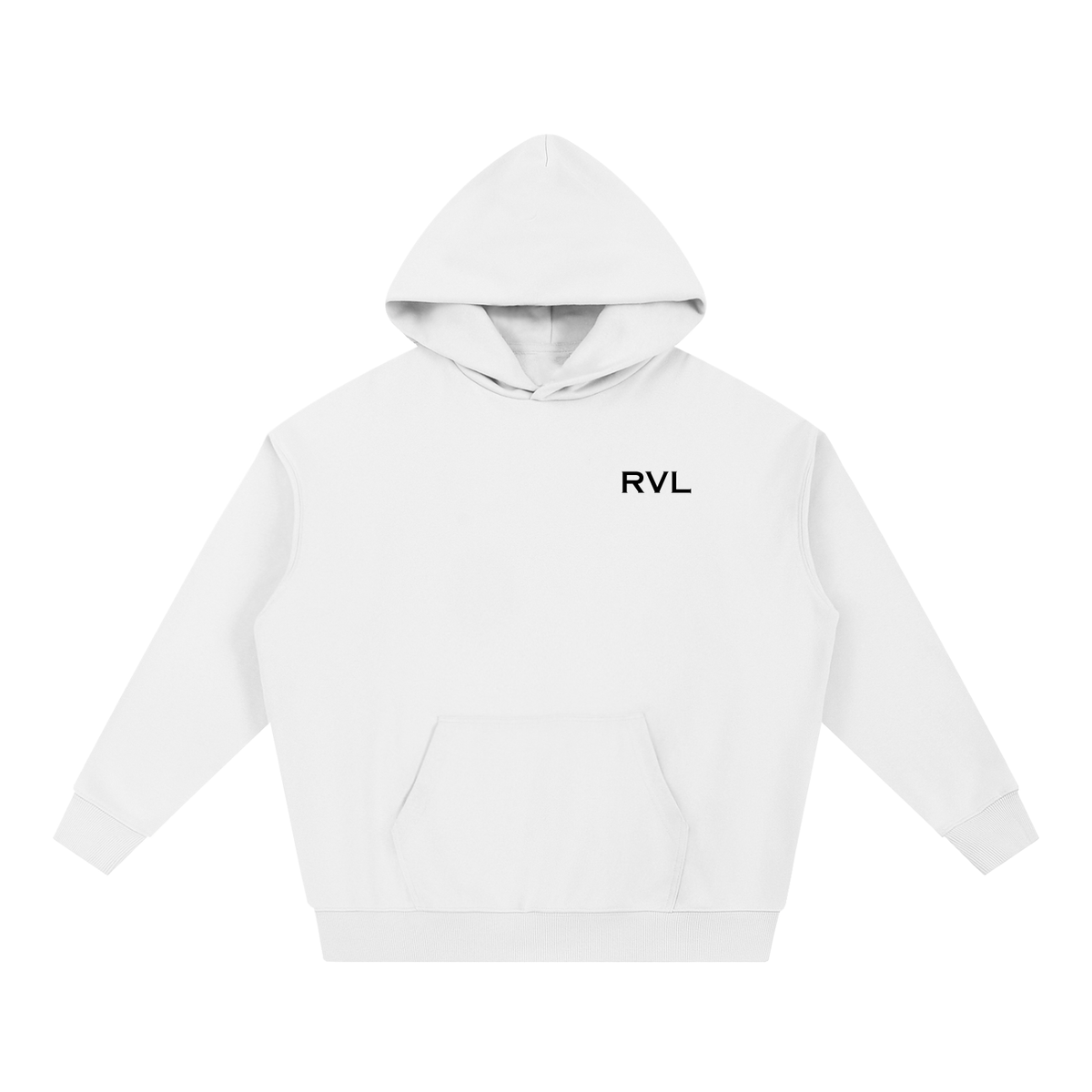 Essential Heavyweight Hoodie RVL logo