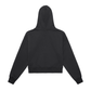 Fleeced Zip-Up Cropped Hoodie RVL logo