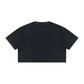 Women's Mineral Wash Cotton Crop T-Shirt Crest logo