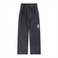 Women's Vintage Washed Waist Pants with Crest logo
