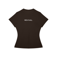 Women’s Slim Fit Performance T-Shirt Revival logo