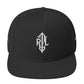 RVL Snapback Hat black Revival MFTR logo front view