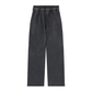 Women's Vintage Washed Waist Pants with Crest logo