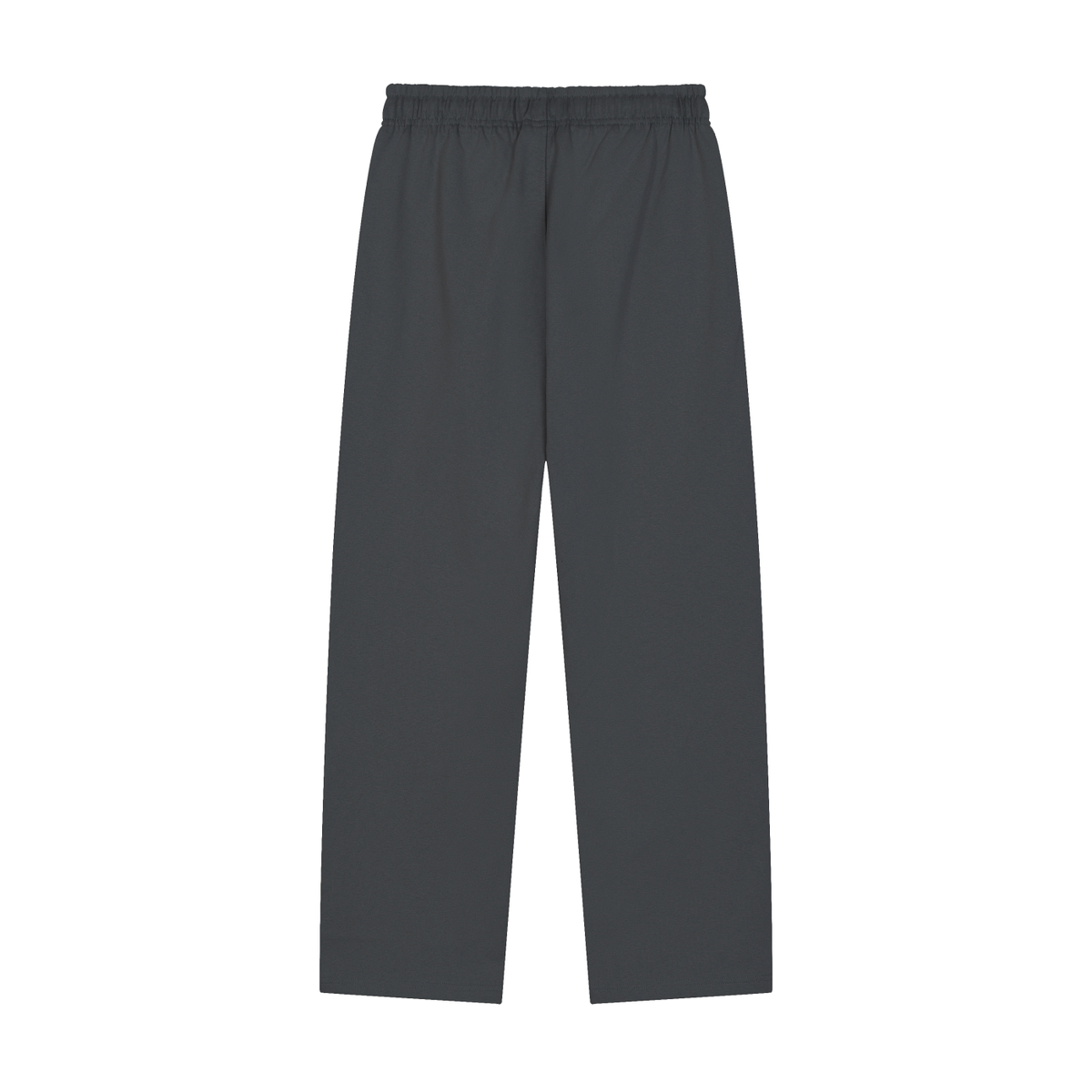 Dark gray pants on a white background