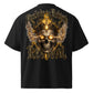 Skull crown t-shirt on white background