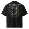 REVIVAL MFTR Combat Crow oversized black graphic tee with raven and gothic Combat Division Chapter II artwork