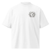 REVIVAL MFTR Combat Crow oversized black graphic tee with gothic Combat Division Chapter II artwork