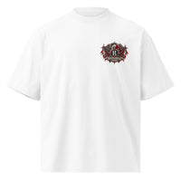 Combat Reborn oversized black graphic tee